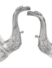 Two American Silver Coffee Pots