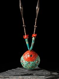 Pueblo Inlaid Shell Necklace