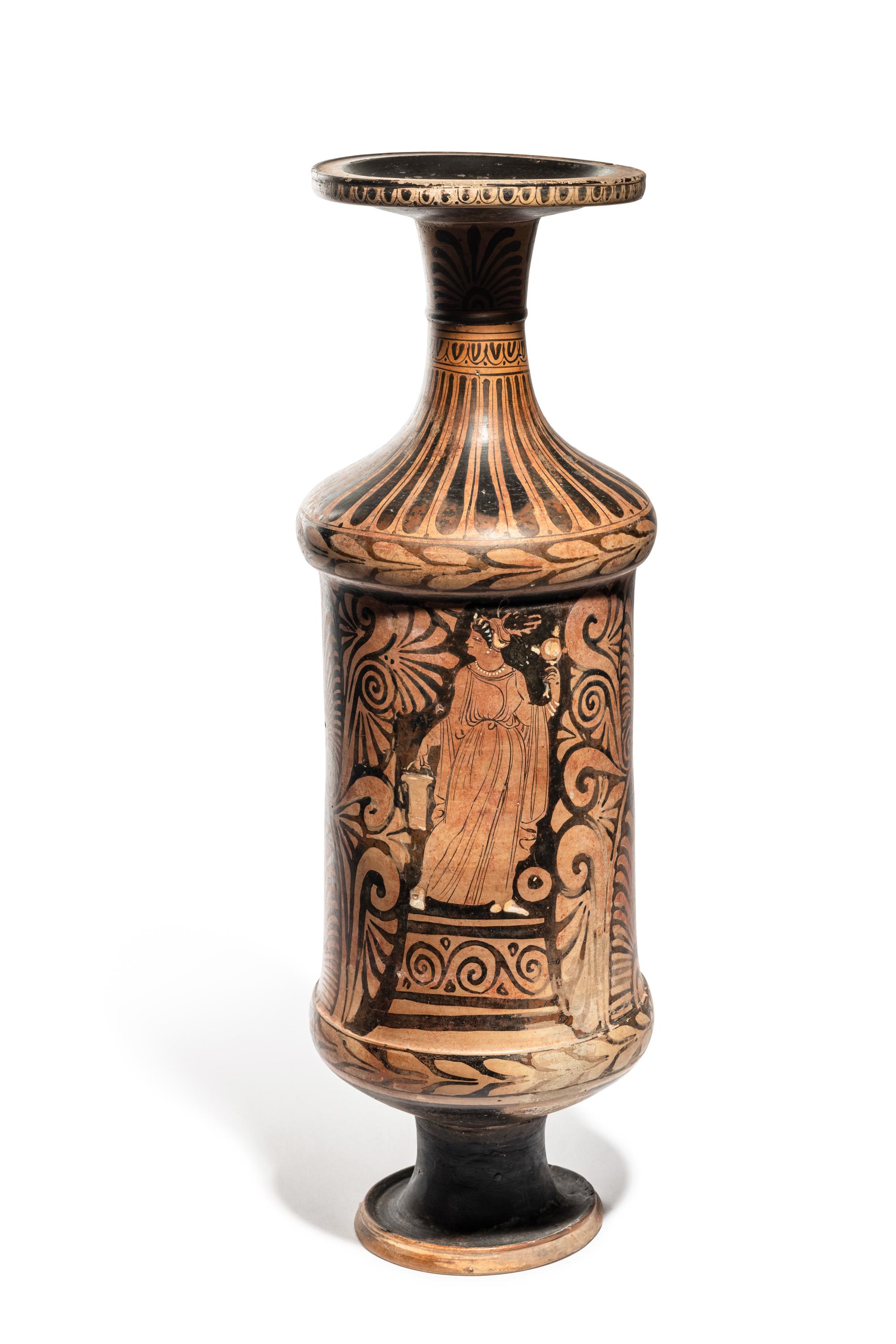 An Apulian Red-Figured Barrel Amphora