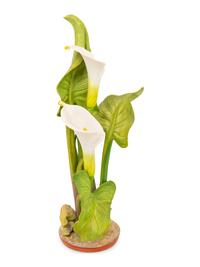 A Cybis Porcelain Calla Lily Group