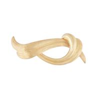 HENRY DUNAY, YELLOW GOLD BROOCH
