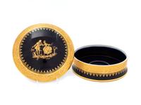A Limoges Gilt-Decorated Porcelain Box