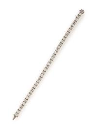 PLATINUM AND DIAMOND BRACELET
