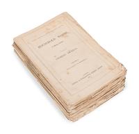 DICKENS, Charles (1812 - 1870). A group of issues of the periodical Household Words , most in incomplete runs, comprising: