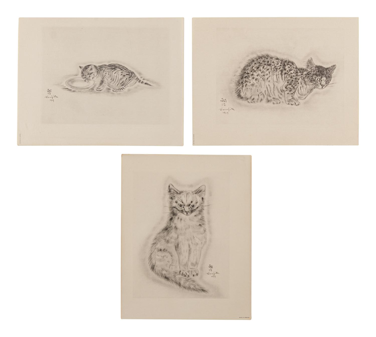 A group of nineteen prints (from A Book of Cats )