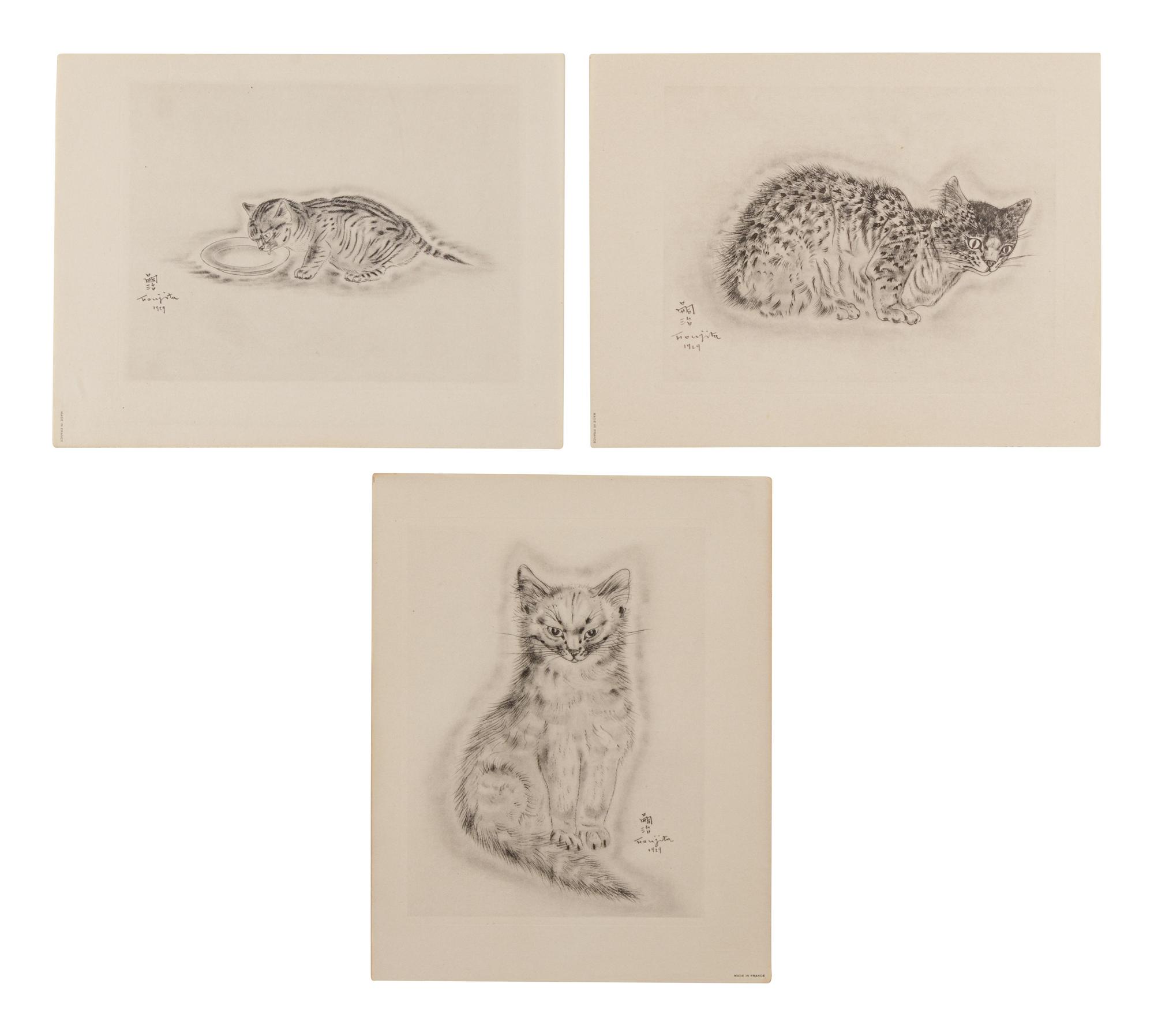 A group of nineteen prints (from A Book of Cats )