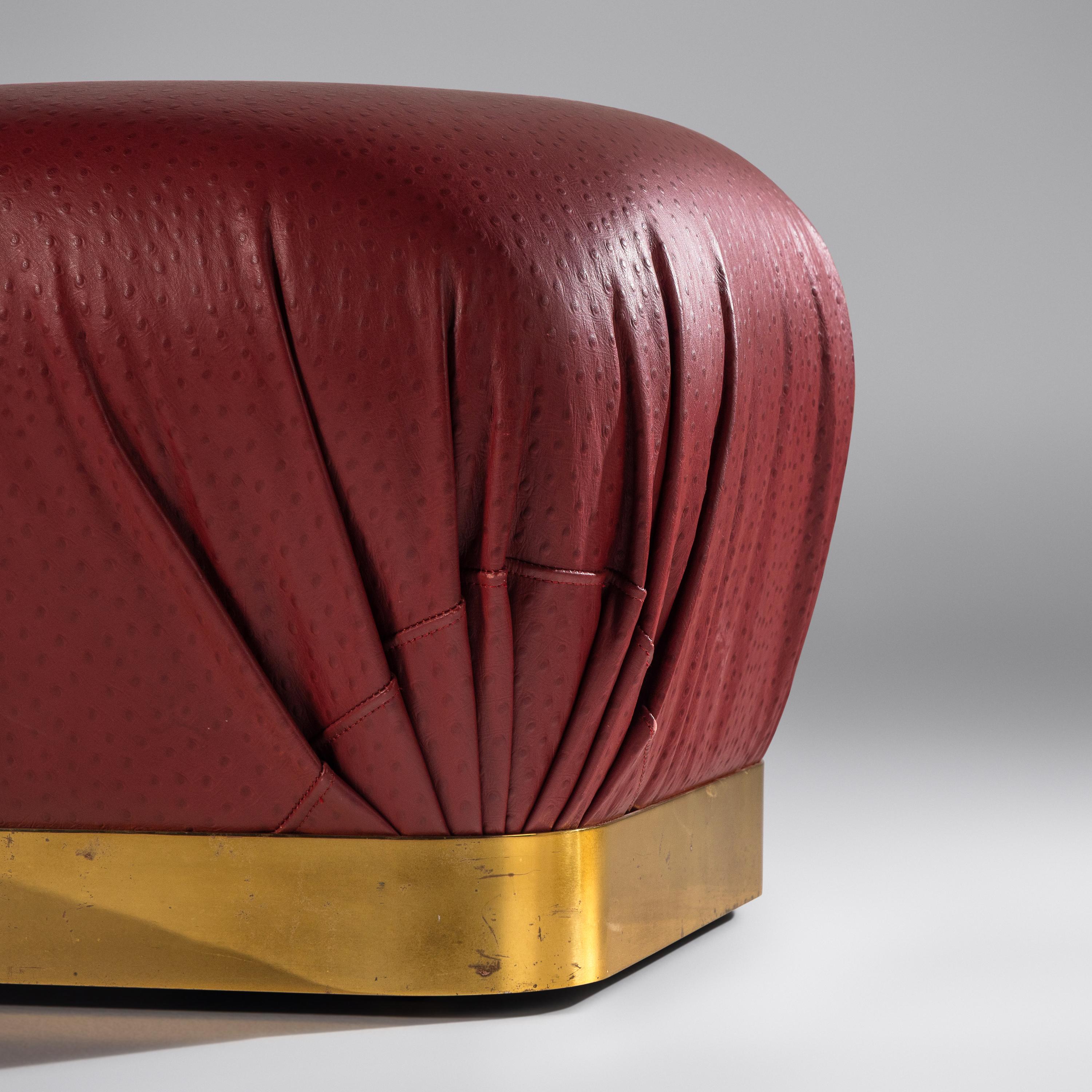 Karl Springer (German-American, 1931–1991) — Souffle Ottoman