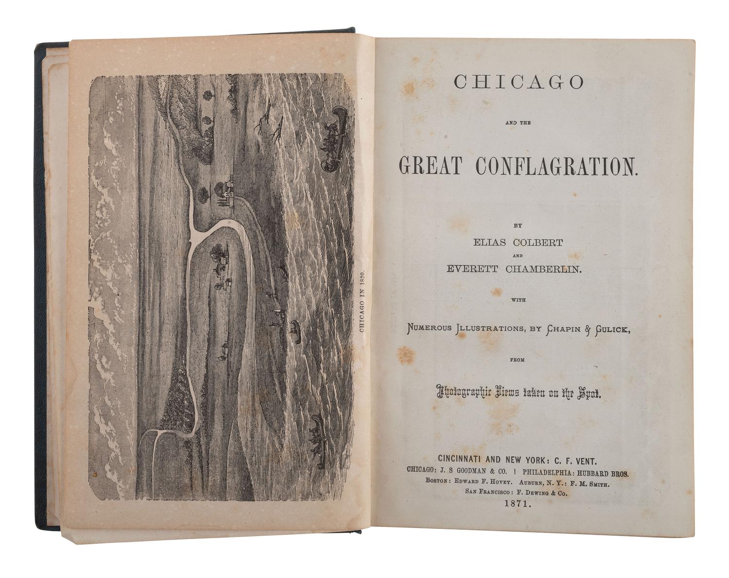 [CHICAGO]. A group of 3 works about Chicago, comprising: