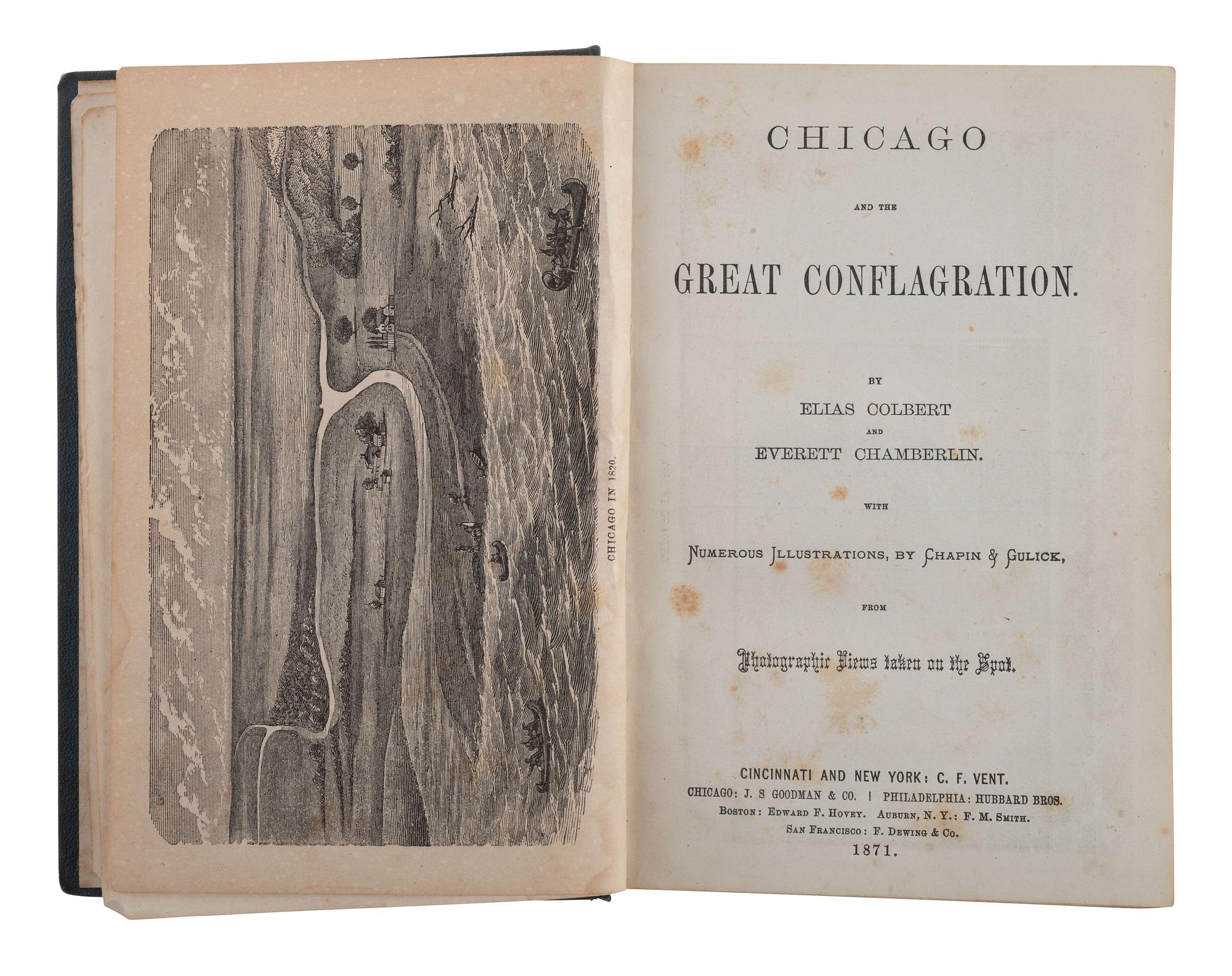 [CHICAGO]. A group of 3 works about Chicago, comprising: