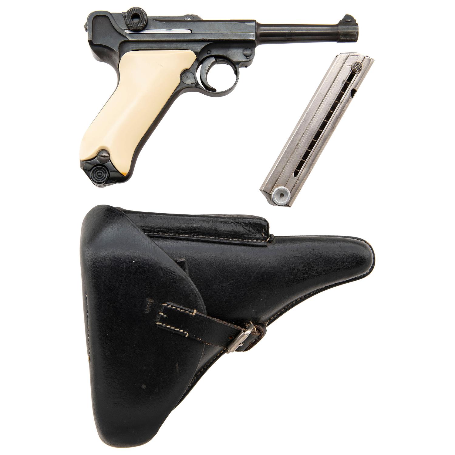 **Refinished S/42 Code Mauser P.08 Luger with Holster
