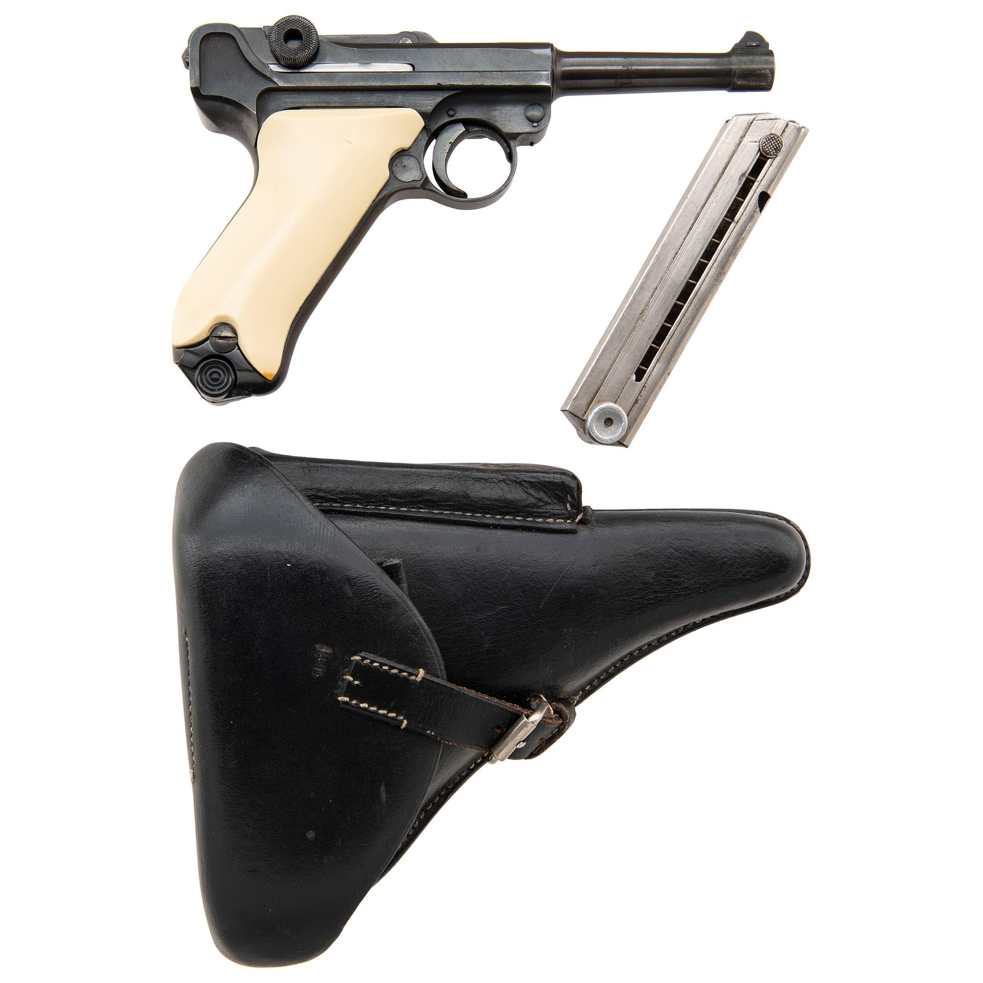 **Refinished S/42 Code Mauser P.08 Luger with Holster