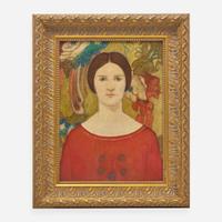 Emma Fordyce MacRae (American, 1887-1974) Girl in Red