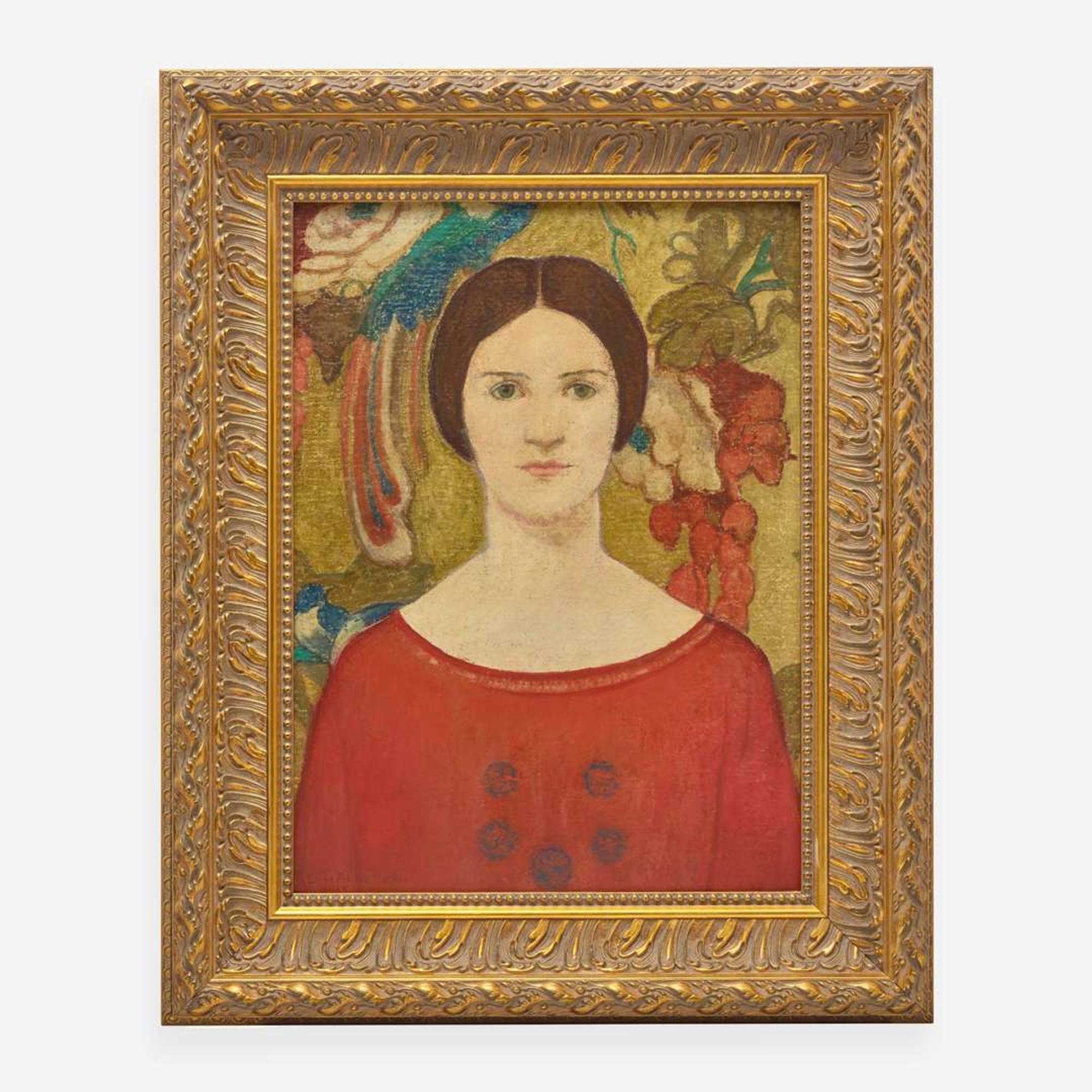 Emma Fordyce MacRae (American, 1887-1974) Girl in Red