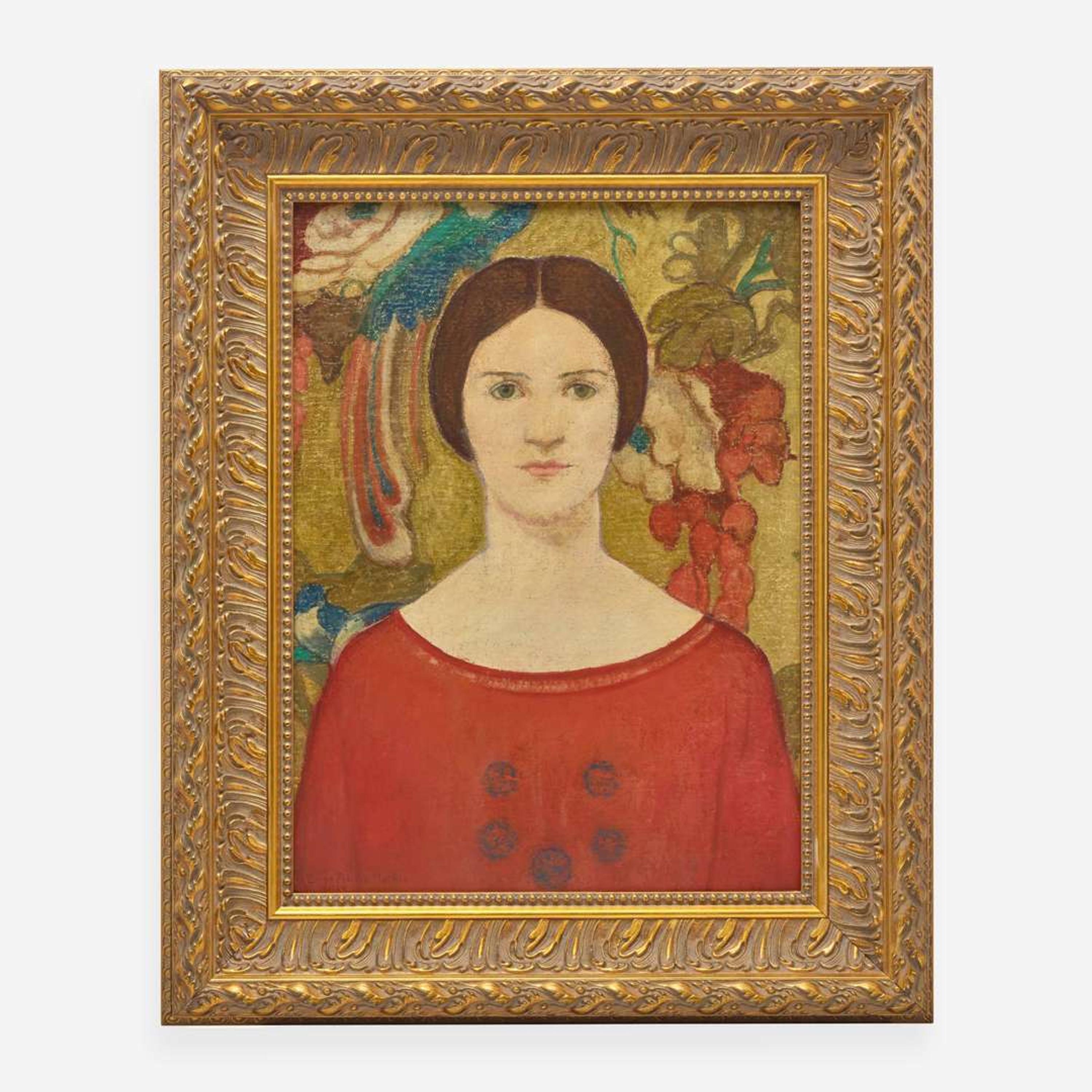 Emma Fordyce MacRae (American, 1887-1974) Girl in Red