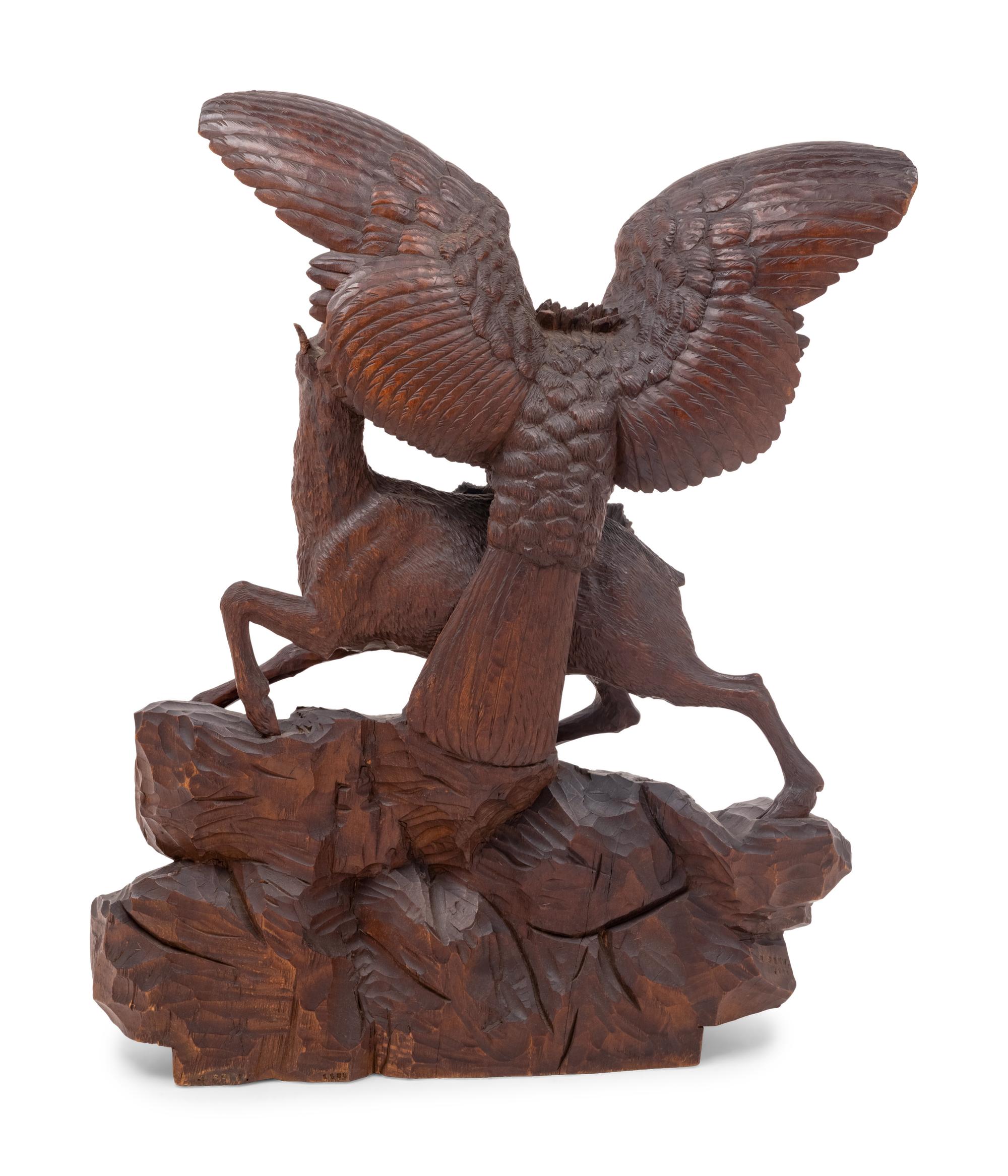 A Black Forest Carved Figural Group Attributed to Johann Georg Schwanthaler (German, 1740-1810)
