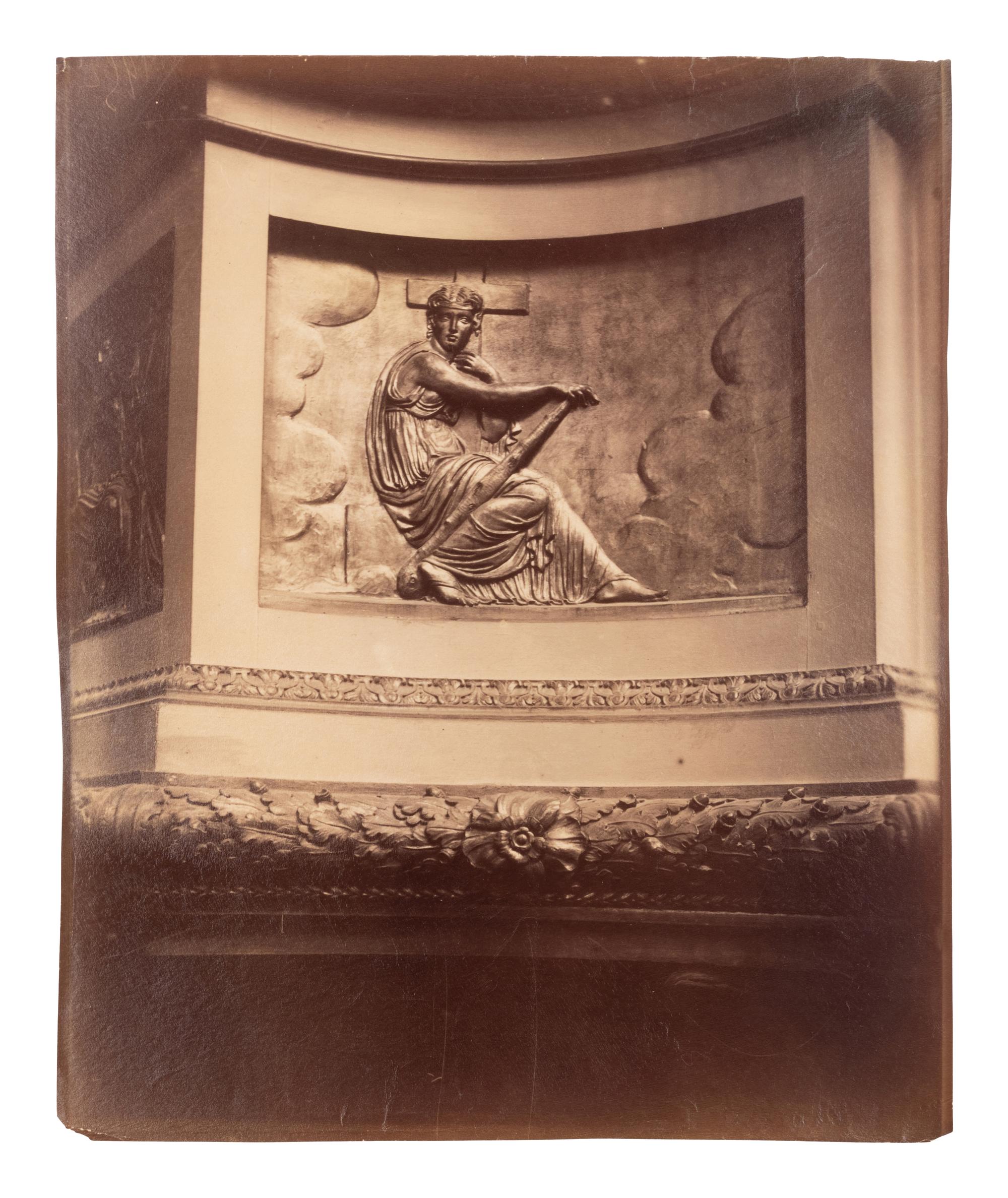 A group of five photographs depicting architectural elements ( Ancien monastère des Bénédictins anglais, 269 rue Saint-Jacques , 1905; Hôtel Gouthières, rue Pierre Bulet 6 , 1905; Porte, L'église Saint-Paul , 1911; Panthéon (porte) , 1911-1912; Saint-Roch - Chaire , 1912)