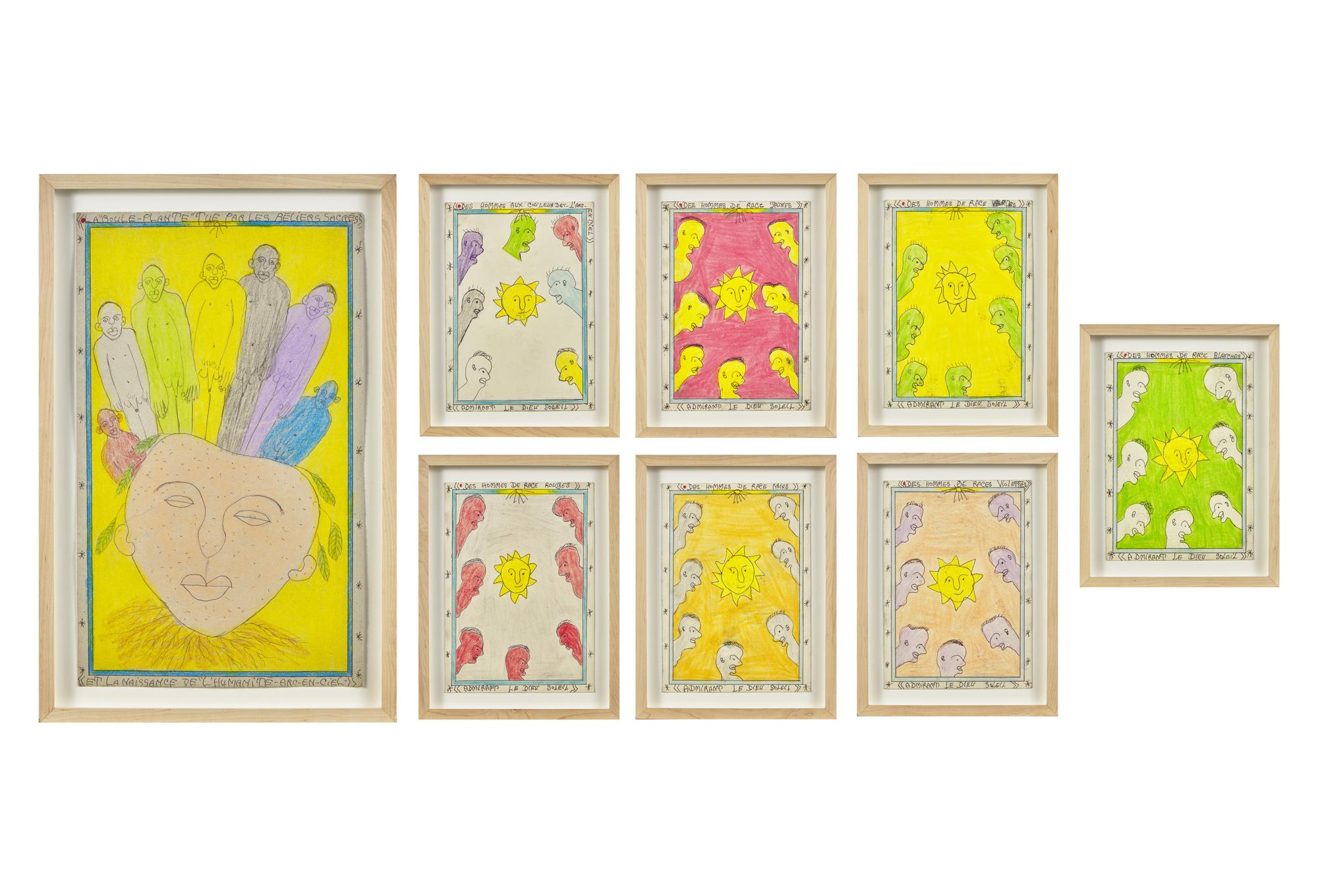 Untitled, A Group of 8 Works