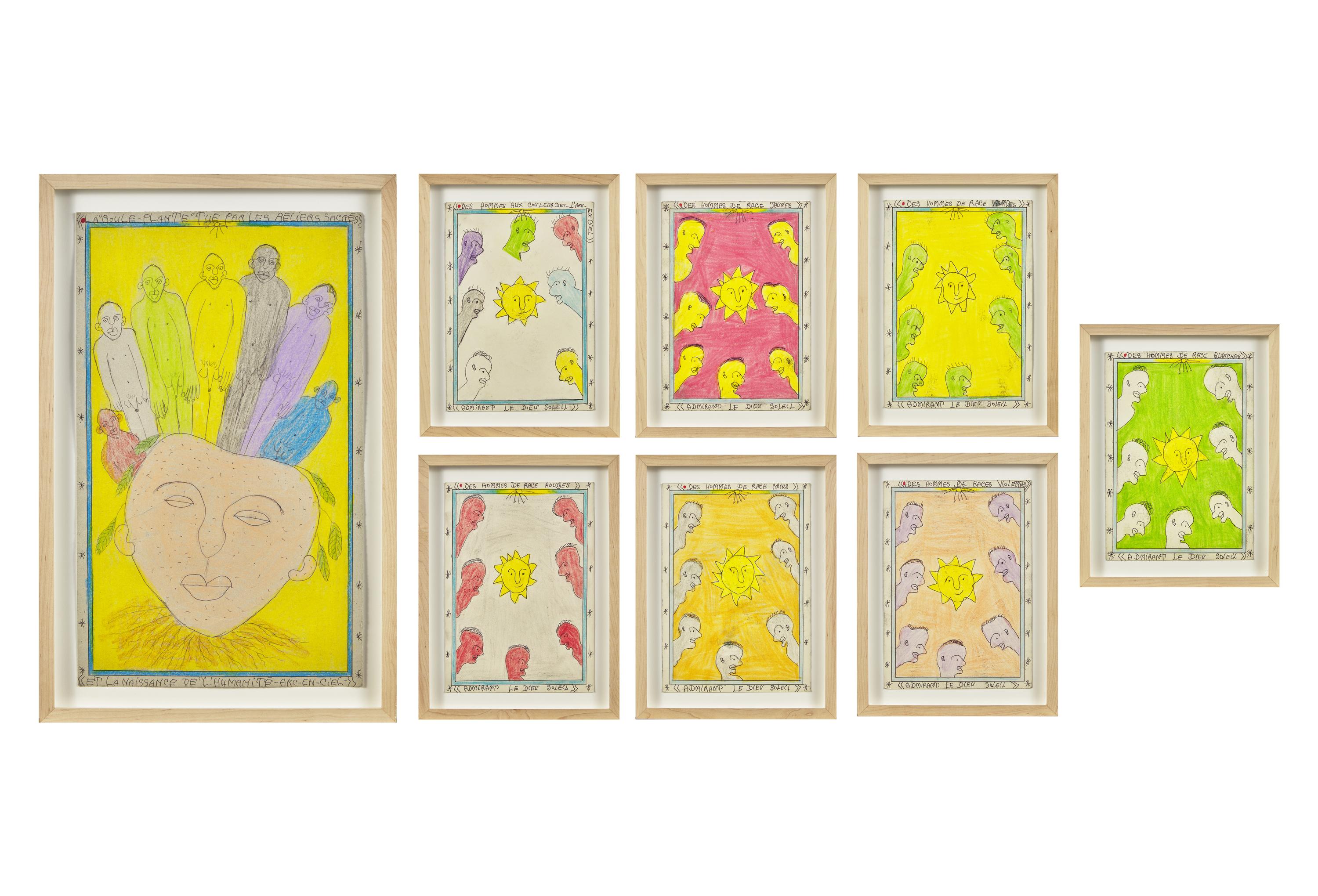 Untitled, A Group of 8 Works