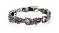 A Sterling Silver Frog Motif Bracelet, Kieselstein-Cord, 1997, 28.95 dwts.