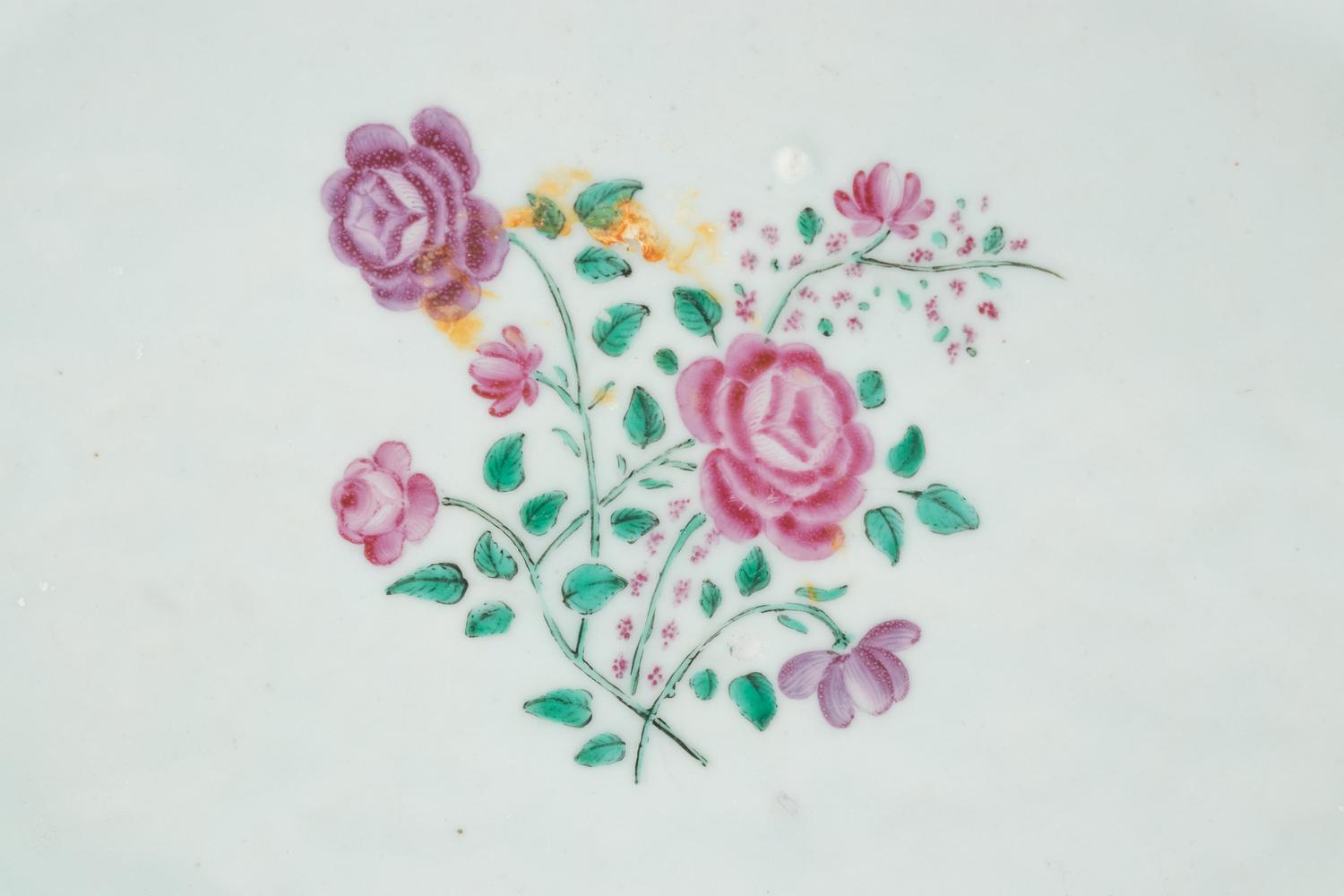 Three Chinese Export Porcelain Serving Dishes