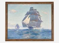 Charles Robert Patterson (American, 1875-1958) - The Clipper Ship Challenge
