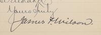 [AUTOGRAPHS]. Signatures of 19th-century American military and political figures.