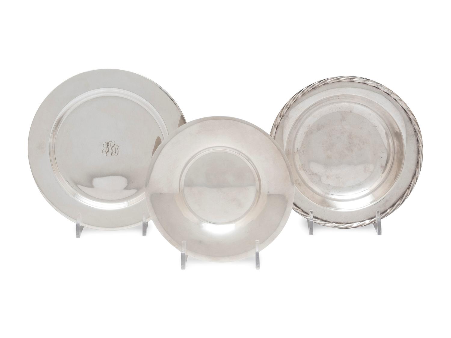 A Group of American Silver Table Articles