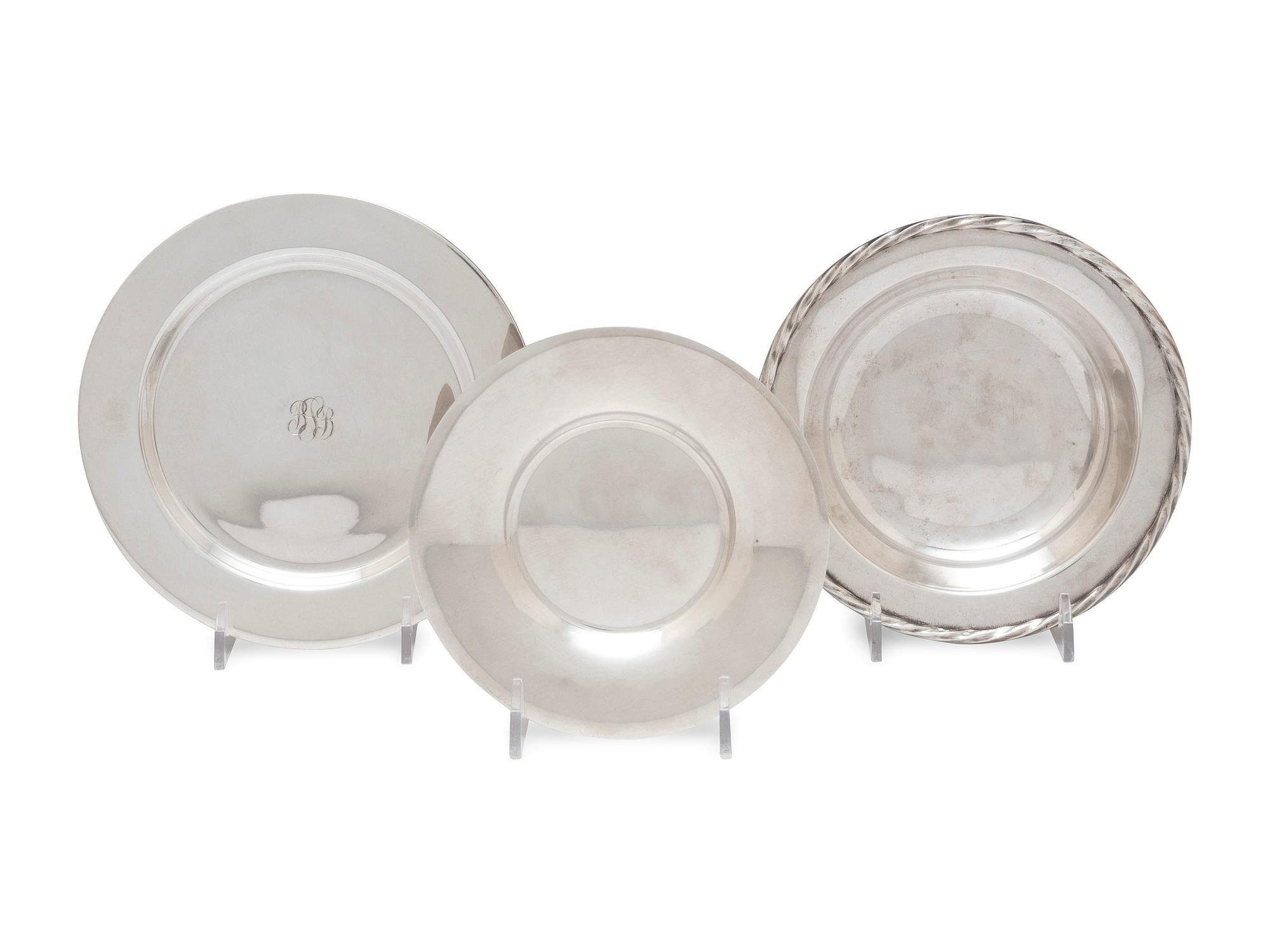A Group of American Silver Table Articles