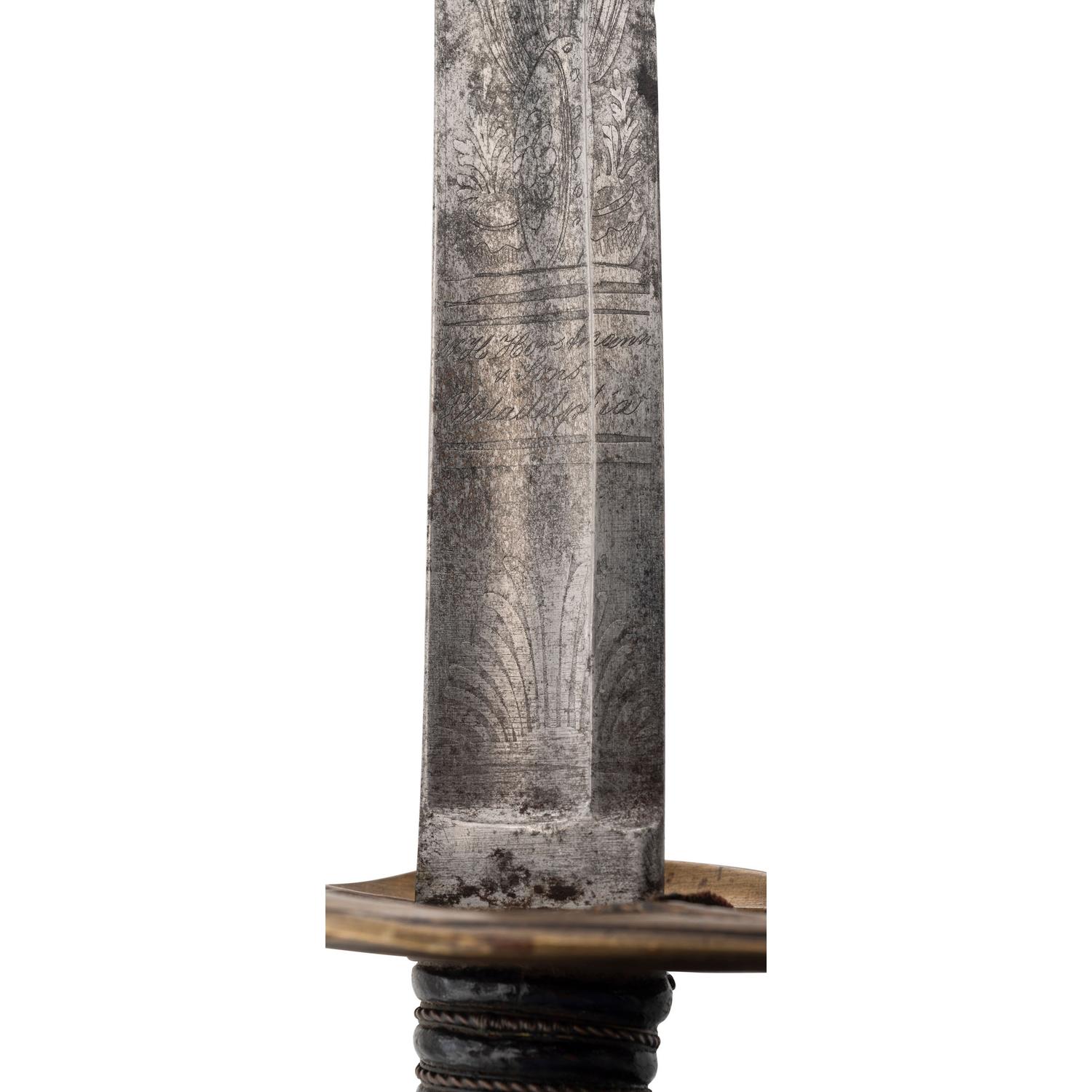 Horstmann Curved Blade Foot Officers Sword Presented to 1st Lt. (later Lt. Col.) Pingree, 3rd Vermont Infantry - Congressional Medal of Honor Recipient