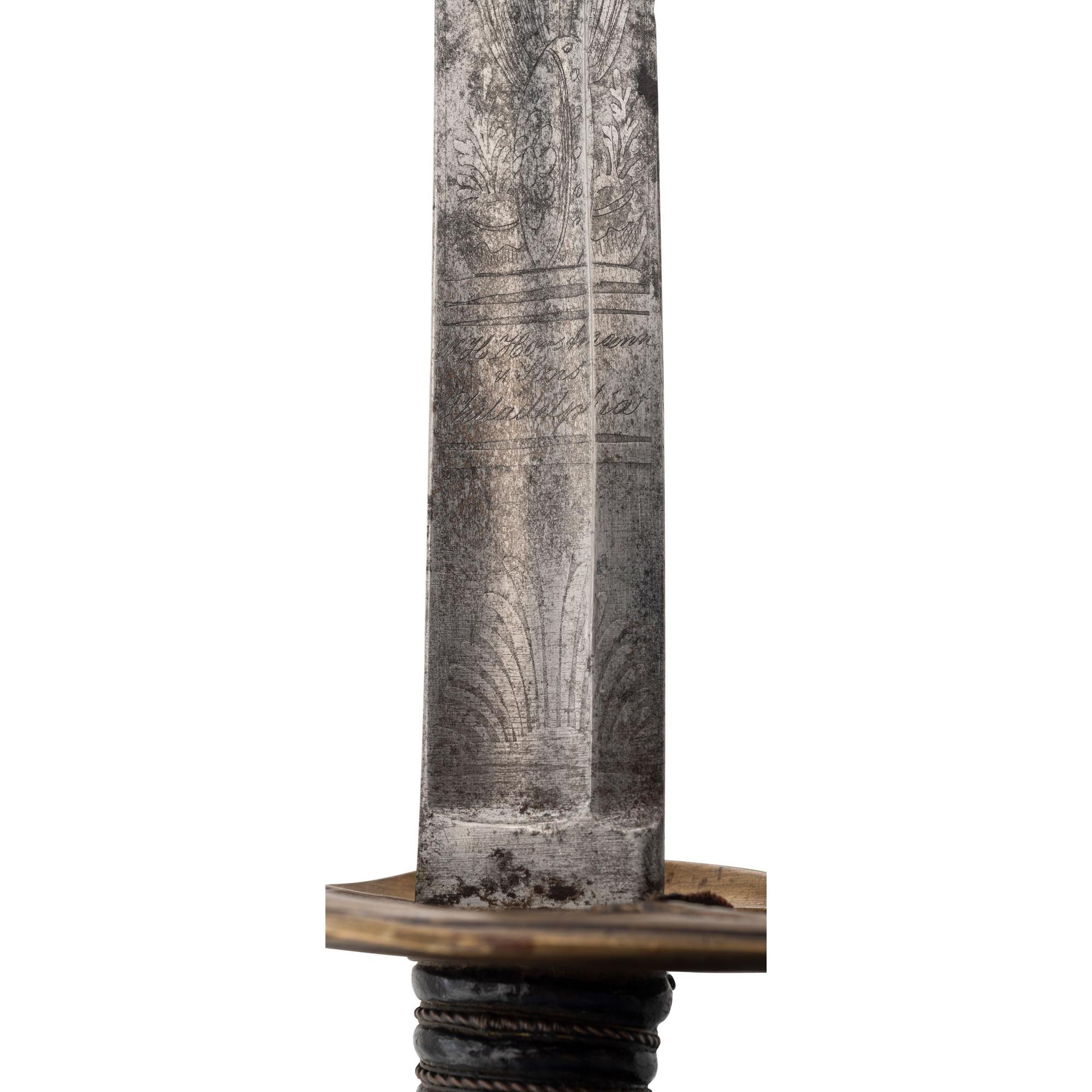 Horstmann Curved Blade Foot Officers Sword Presented to 1st Lt. (later Lt. Col.) Pingree, 3rd Vermont Infantry - Congressional Medal of Honor Recipient