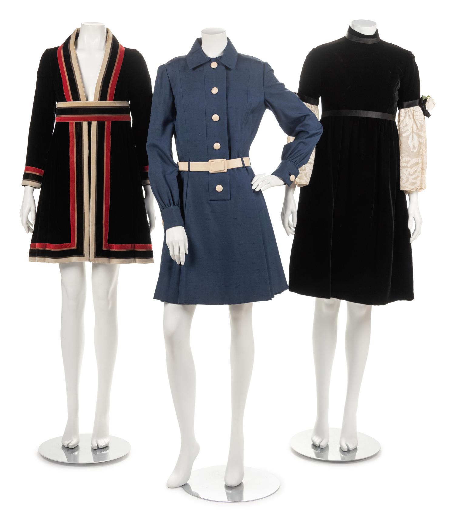 Three Geoffrey Beene Dresses, c.1968 -70s