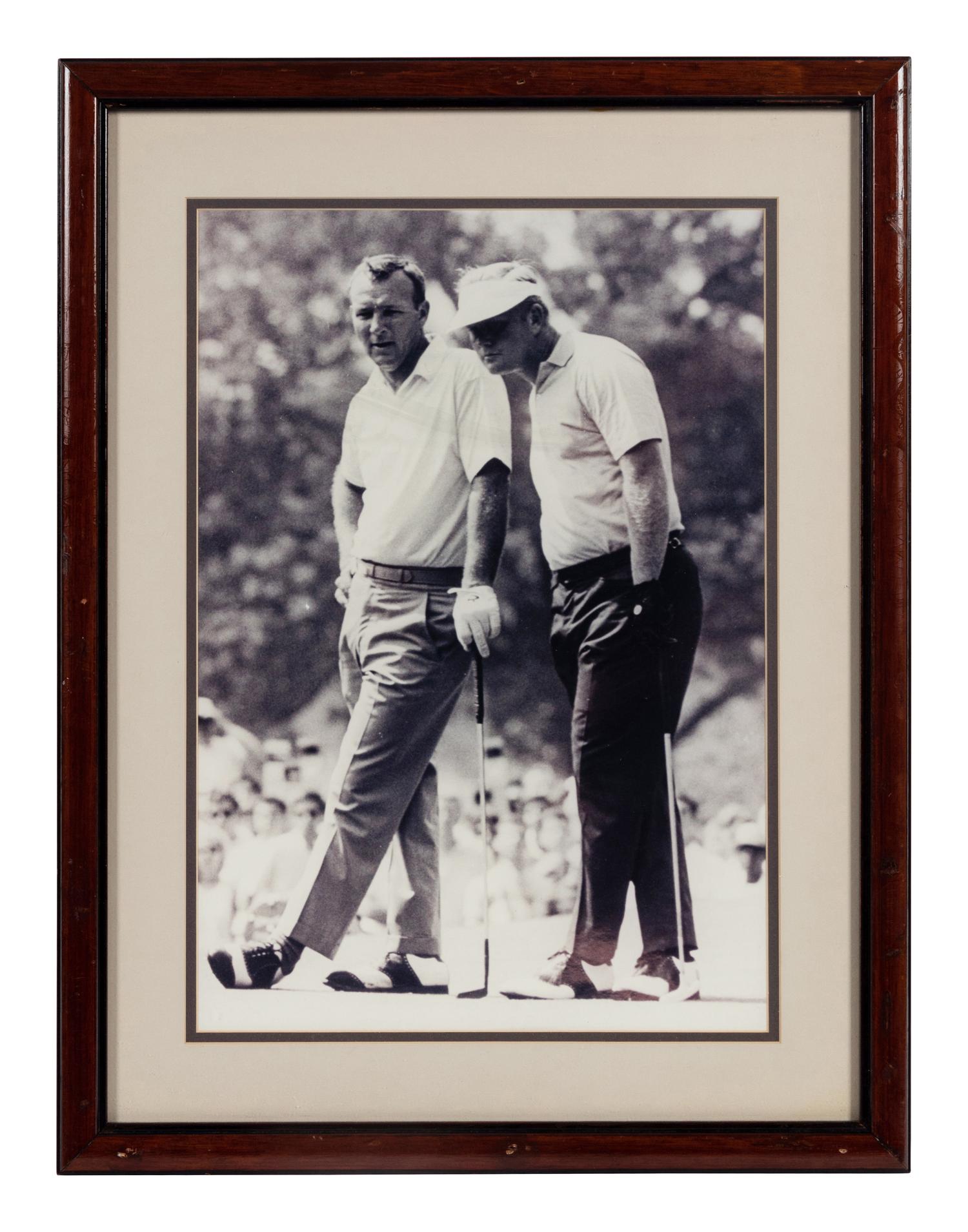 A Group of 13 Photographs of Golfers Formerly Displayed at Mike Ditka’s Restaurant