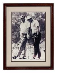 A Group of 13 Photographs of Golfers Formerly Displayed at Mike Ditka’s Restaurant