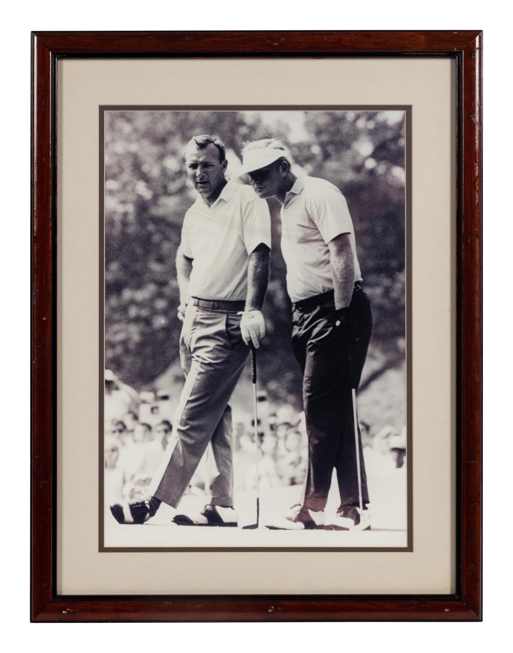 A Group of 13 Photographs of Golfers Formerly Displayed at Mike Ditka’s Restaurant