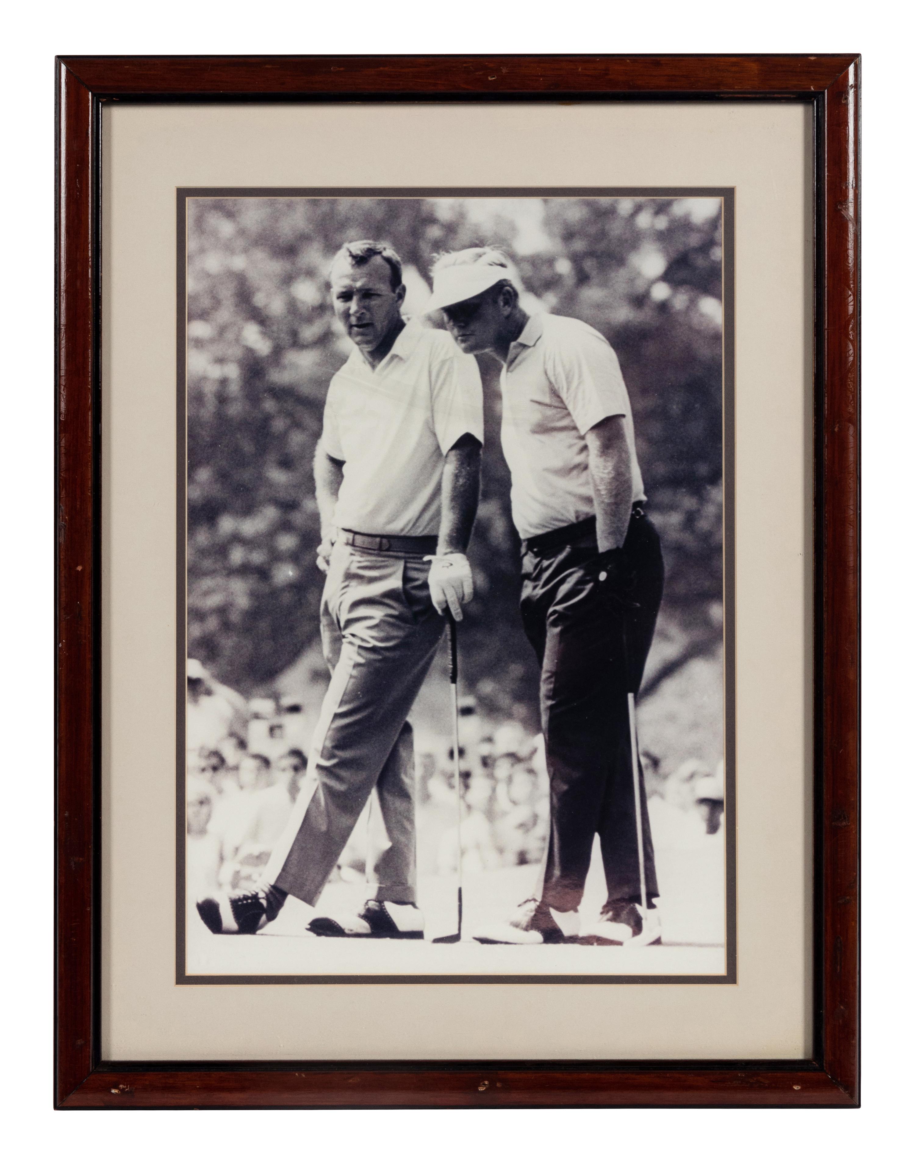 A Group of 13 Photographs of Golfers Formerly Displayed at Mike Ditka’s Restaurant
