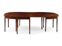 A George III Style Mahogany Extension Dining Table