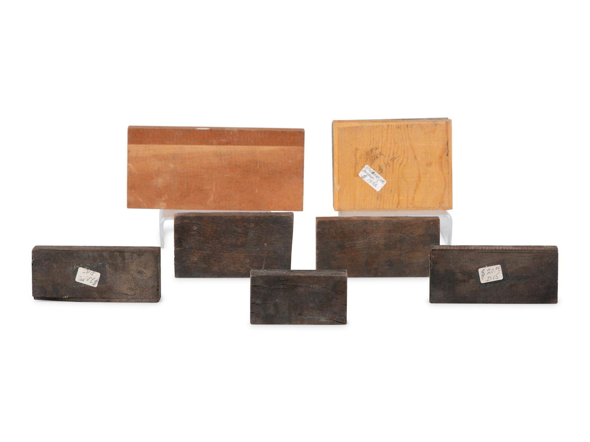 Seven Advertising Printing Blocks