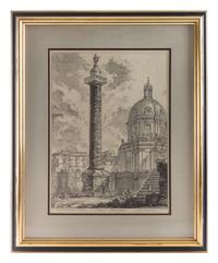 A Set of Three Prints Largest: 12 3/8 x 16 7/8 (visible). — AFTER GIOVANNI BATTISTA PIRANESI