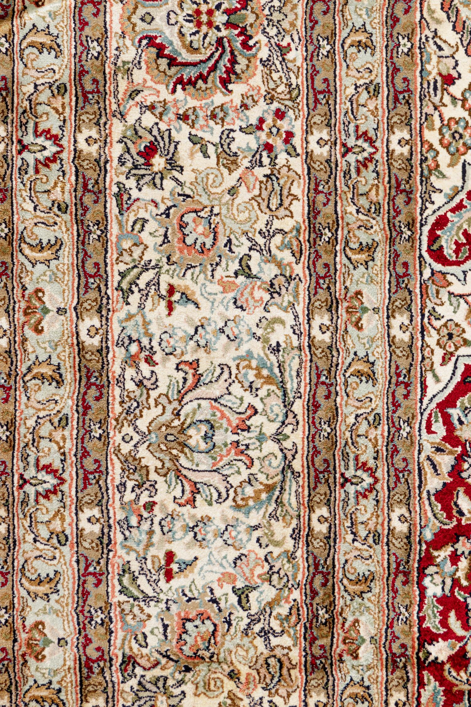 A Kashmir Silk Rug