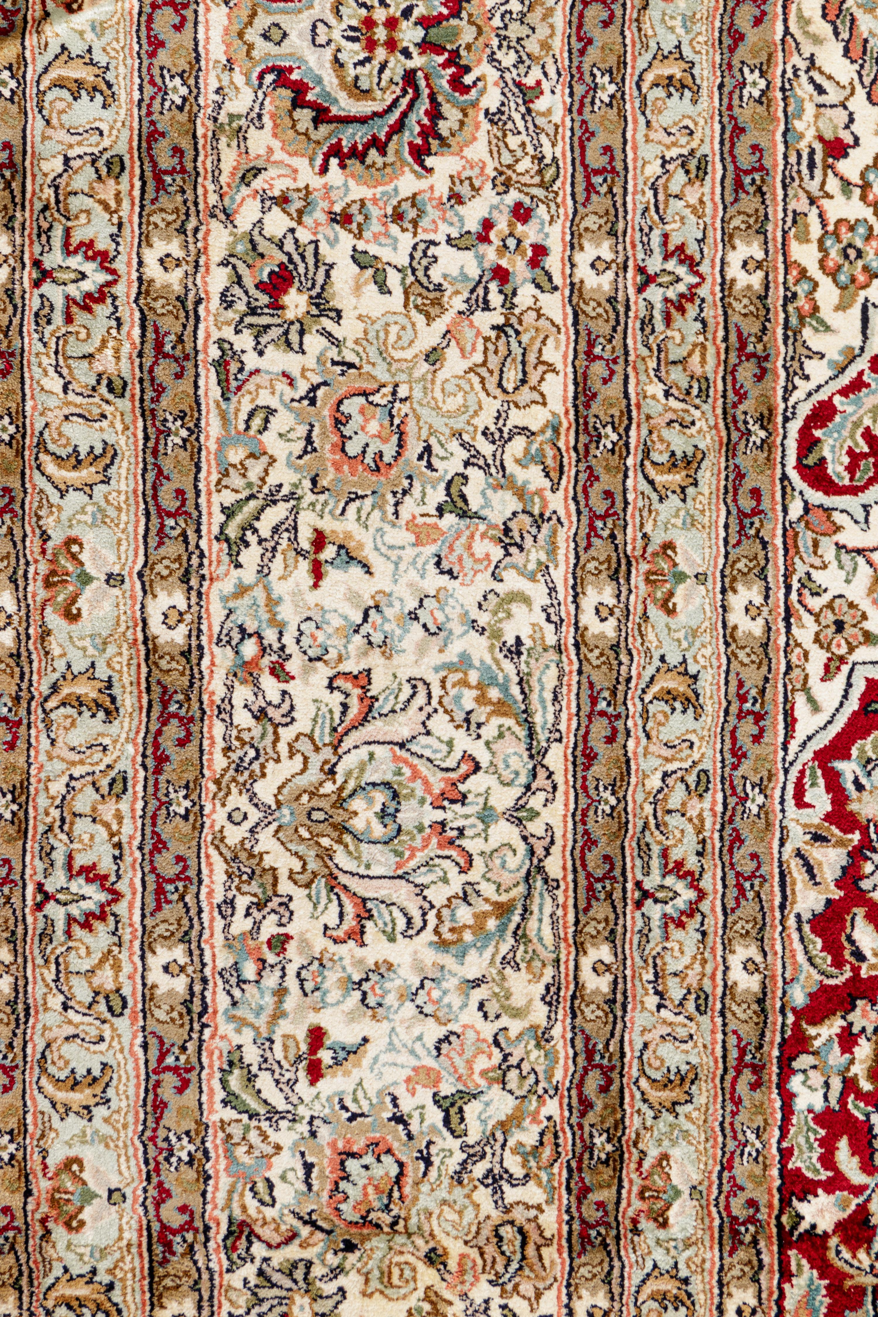 A Kashmir Silk Rug