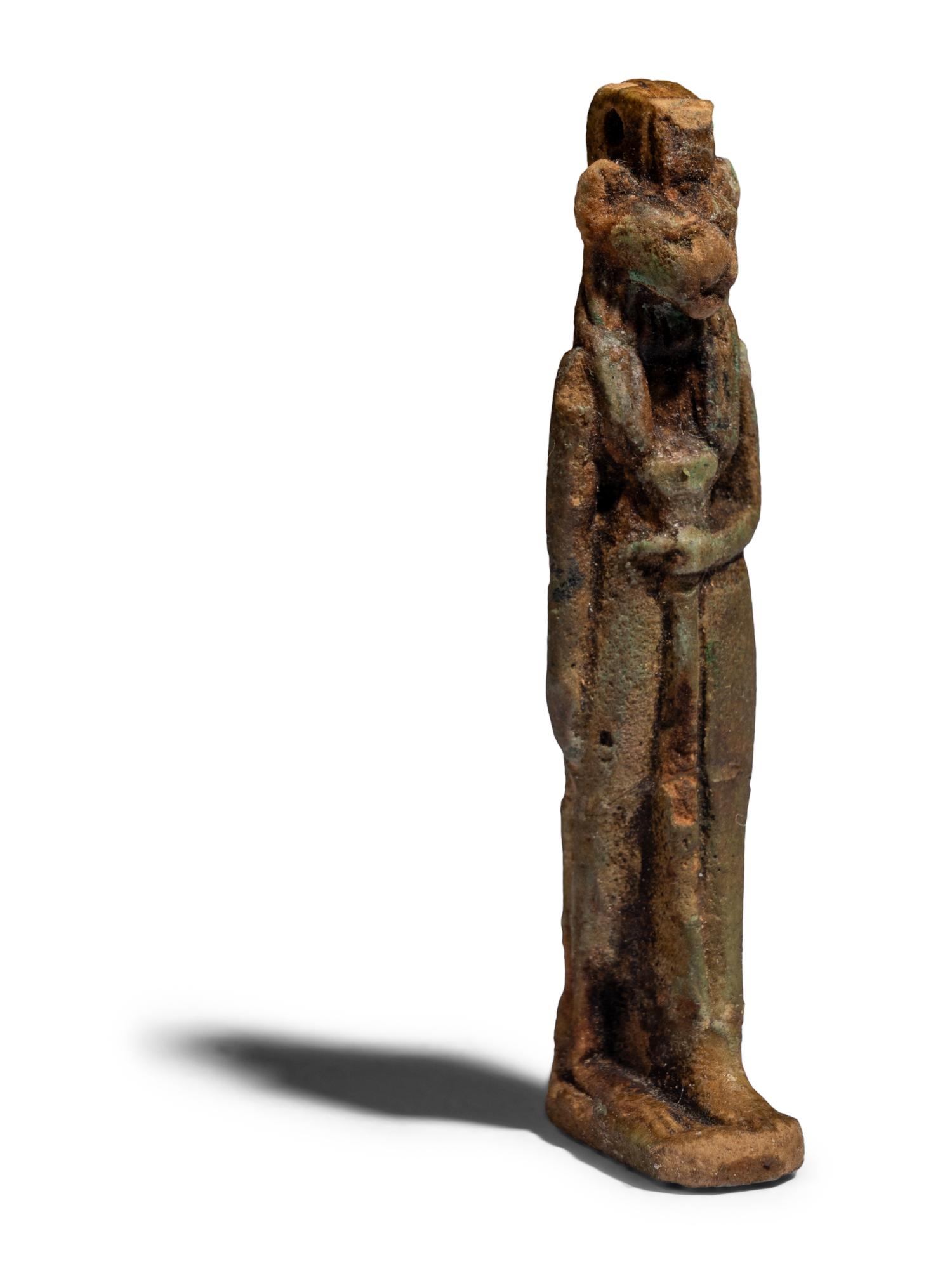 An Egyptian Faience Sekhmet