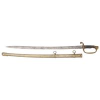 Klingenthal Model 1850 Foot Officers Sword Presented to RW Hemphill - 203 PA Volunteer Infantry - Mortally Wounded at Fort Fisher