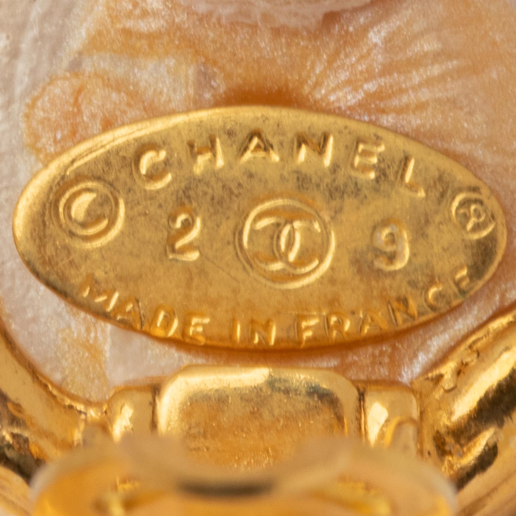 Chanel, CC Drop Ear Clips