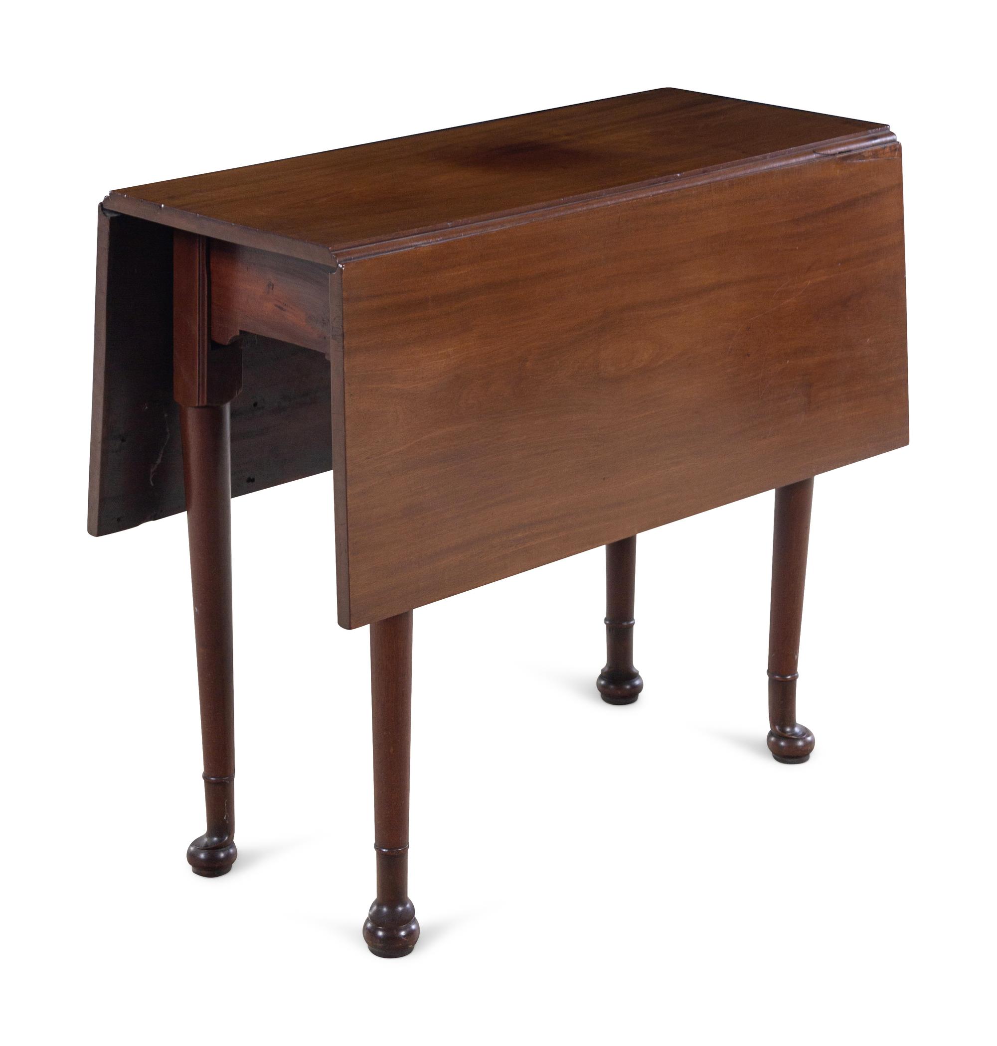 A George III Mahogany Drop-Leaf Table