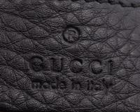 Gucci Black Leather Tote, 2000s