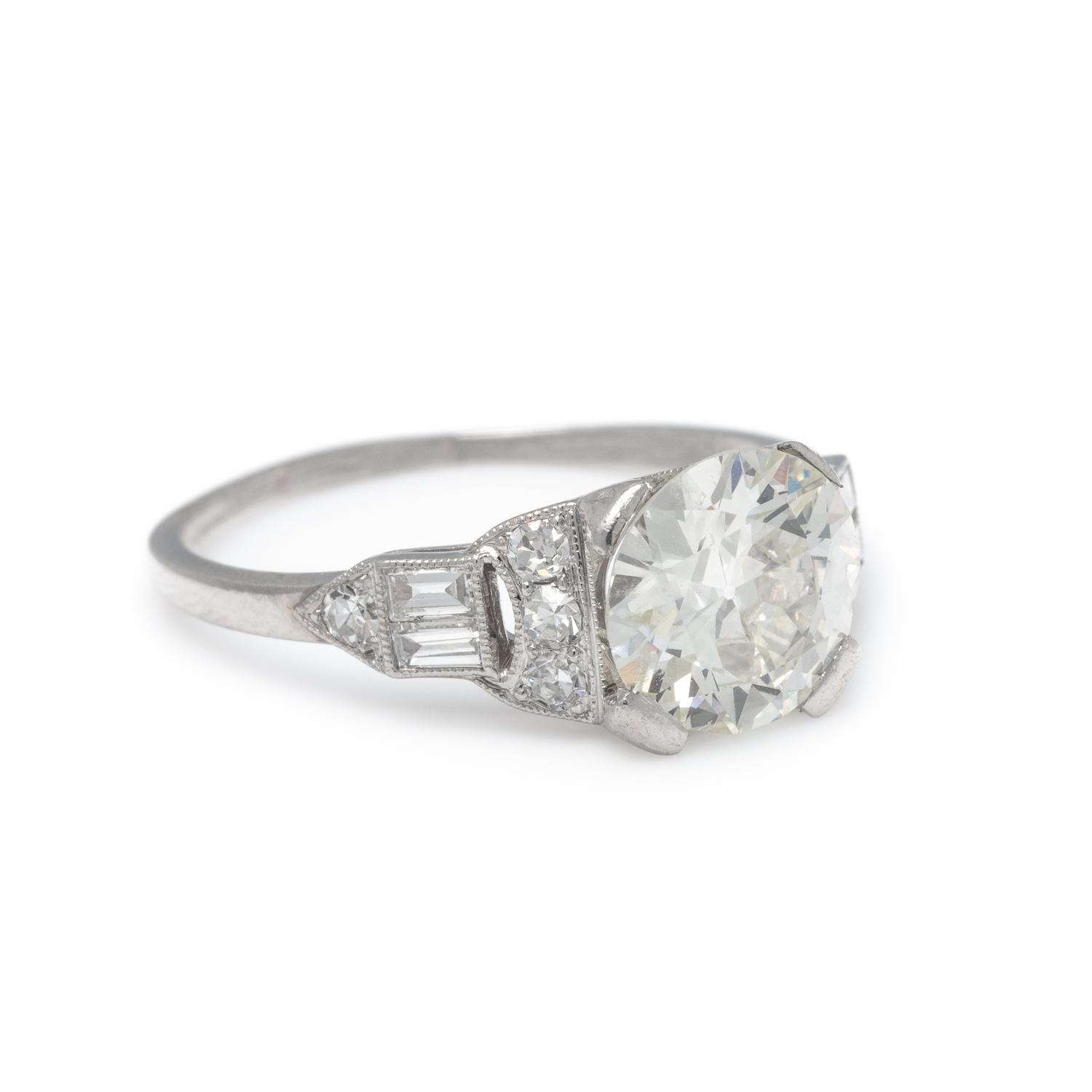 ART DECO, DIAMOND RING