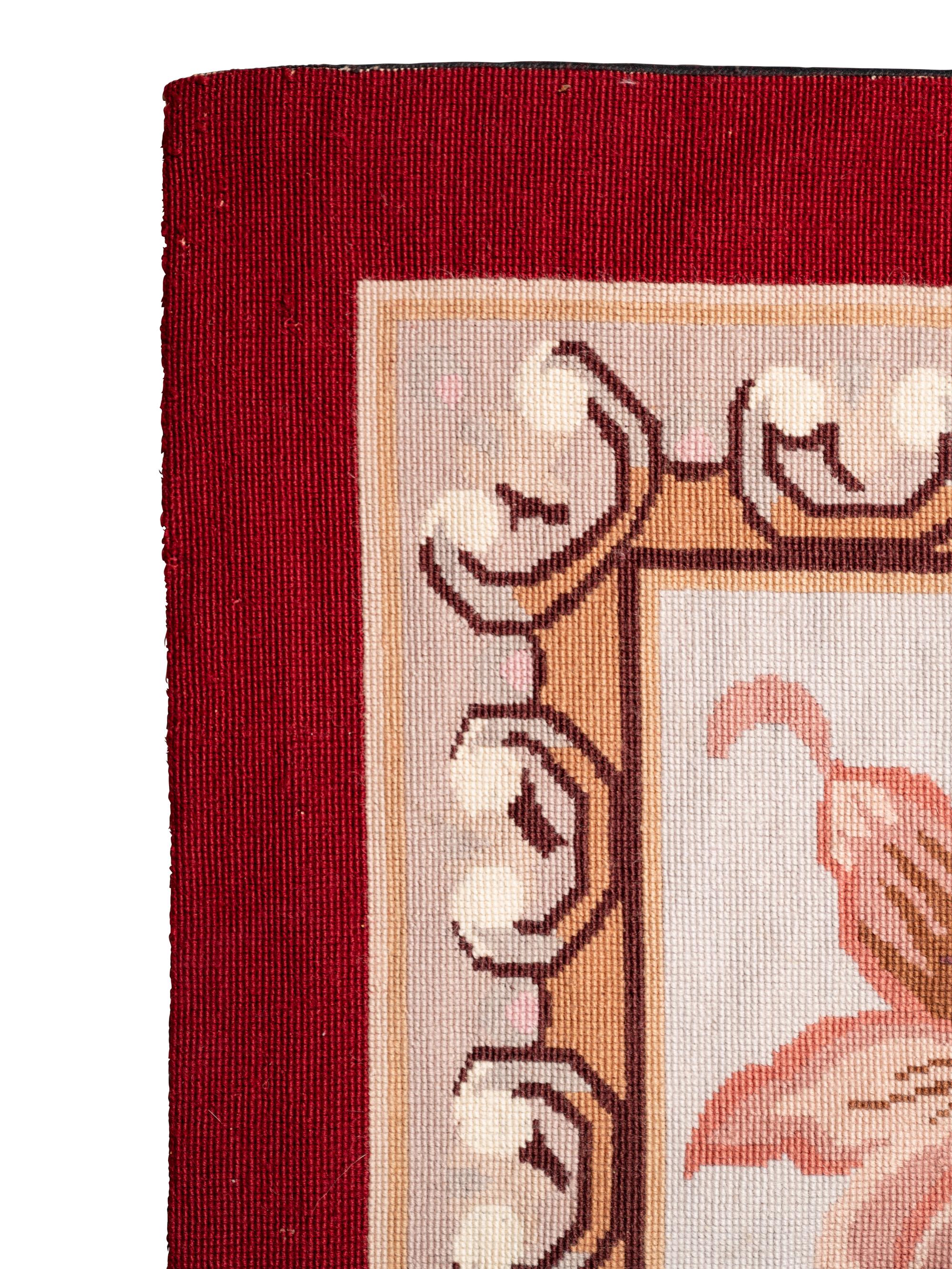 A Chinese Needlepoint Wool Rug