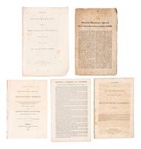 [HARRISON, William Henry (1773-1841)]. A group of pamphlets including campaign biographies