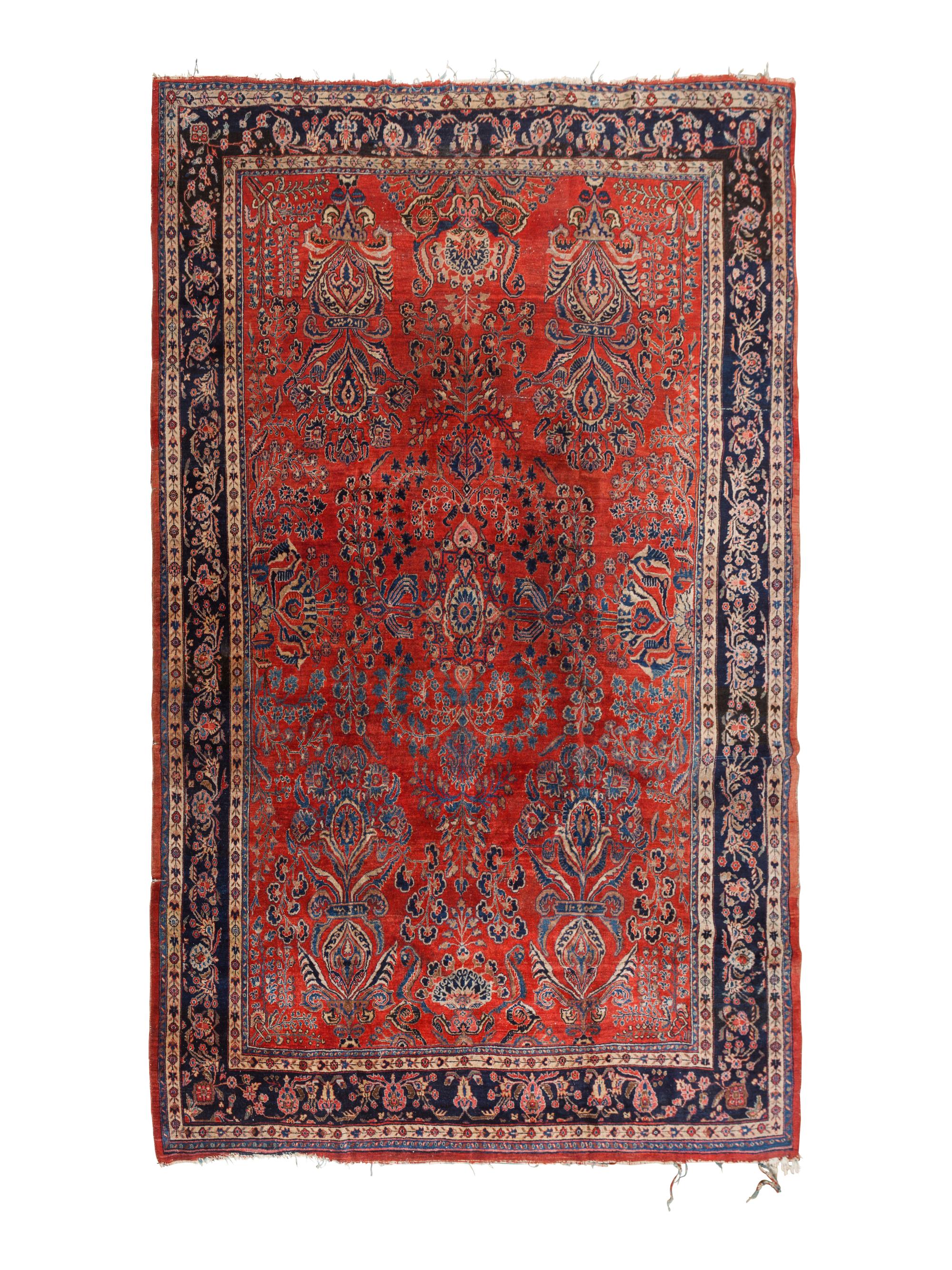 A Sarouk Wool Rug