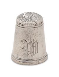 An American Silver Thimble